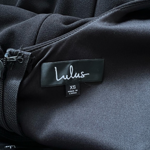 Lulus Black Infinite Glory Black Maxi Dress size XS - Picture 3 of 13